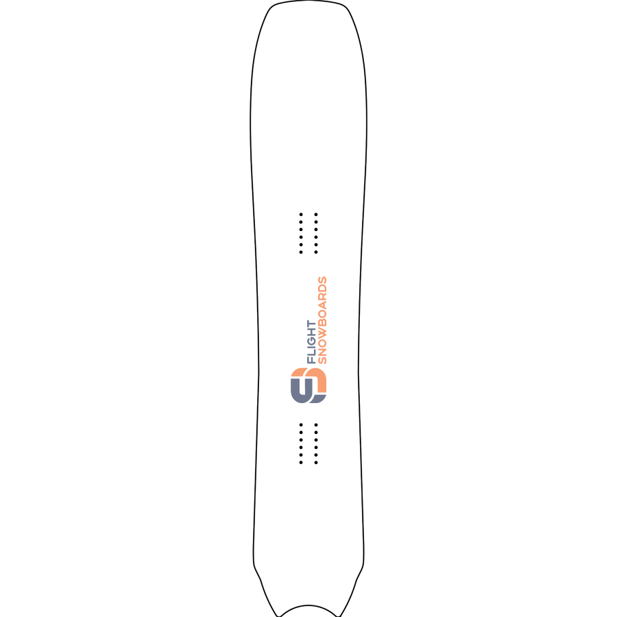 Blunt Swallowtail Custom Powder Snowboard - Flight Snowboards