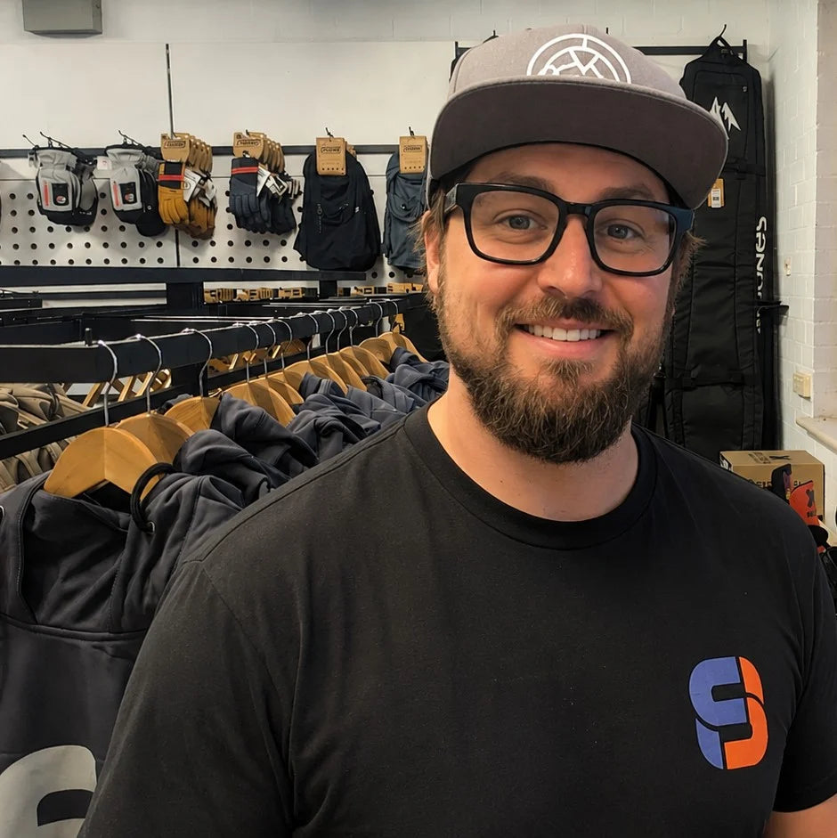 Flight Snowsports owner in the Fremantle shop