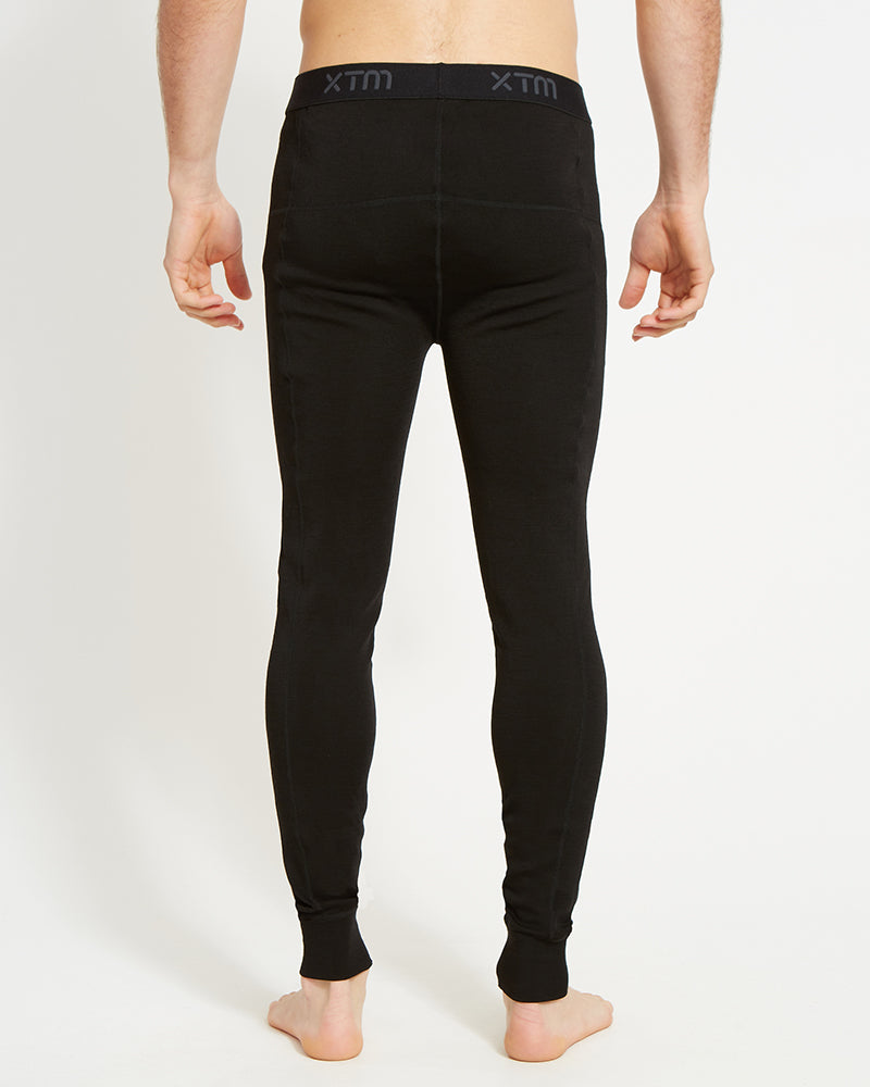 XTM Men's Merino 230gsm Thermal Pants – Alpine230 – Black