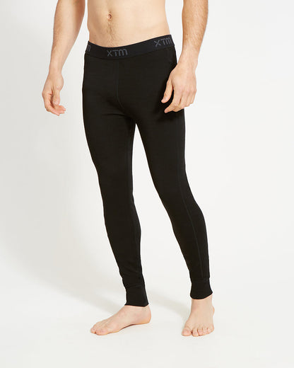 XTM Men's Merino 230gsm Thermal Pants – Alpine230 – Black