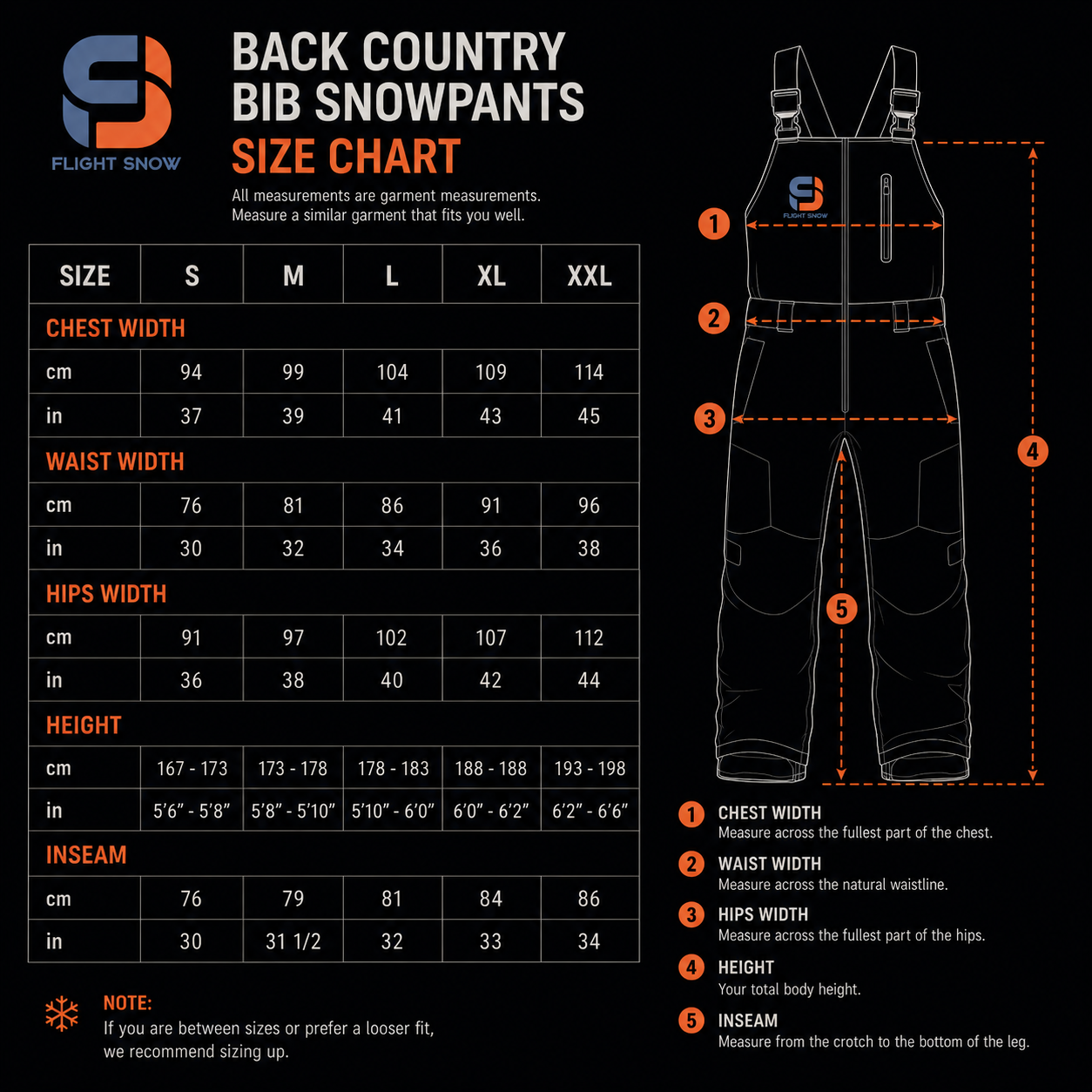 Flight Snow 20k Back Country Bib Pant